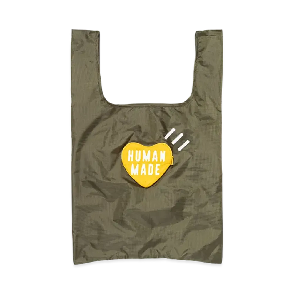 HUMAN MADE Heart Shopping Bag Small "Olivedrab"