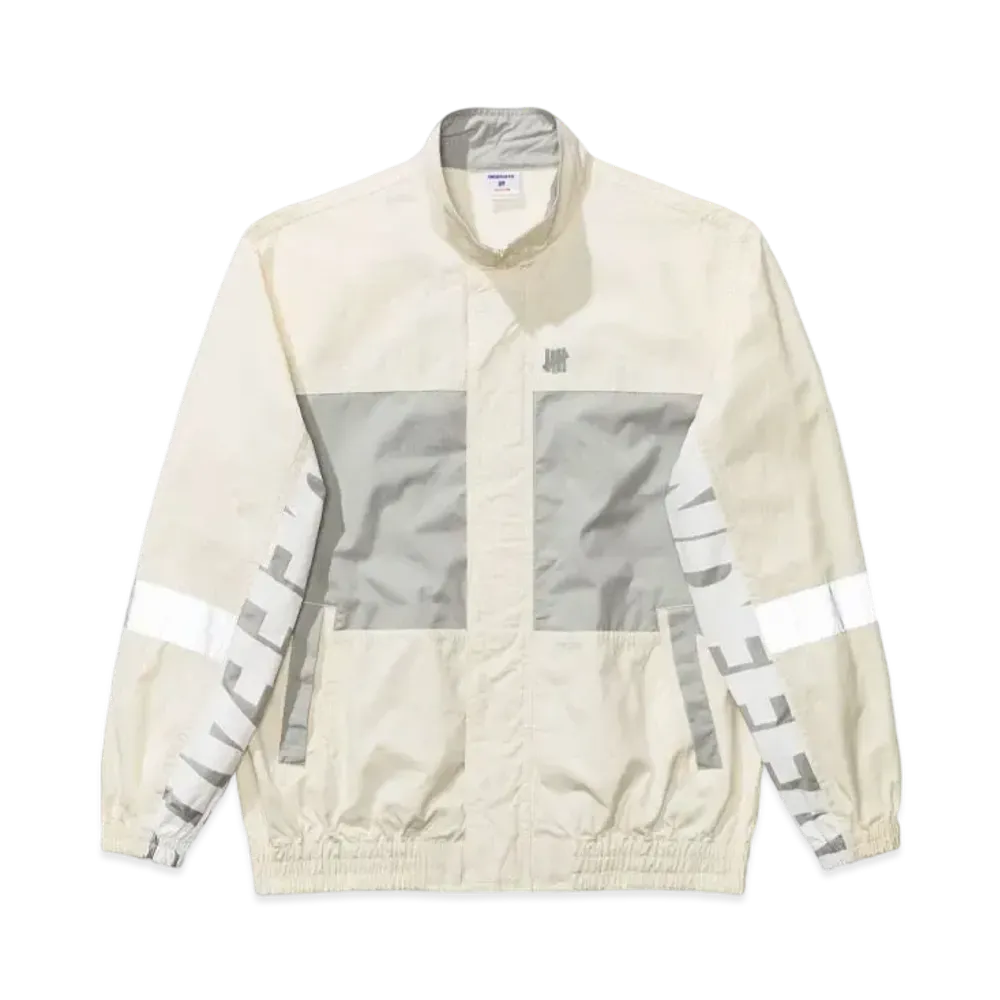 UNDEFEATED LOGO TRACK JACKET - 40030 "White"