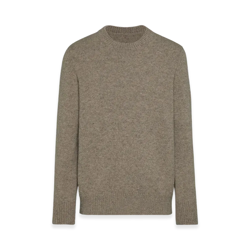 Maison Margiela Men's Shetland Wool Knit Sweater "Beige"