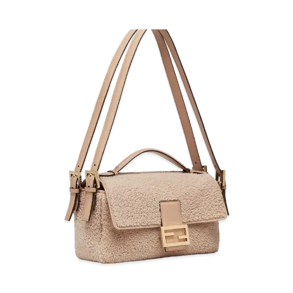 FENDI Baguette Multi Sheepskin Bag "Pink"