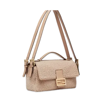 FENDI Baguette Multi Sheepskin Bag "Pink"