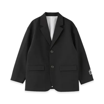 X-Girl Women's Face Label Tailored Jacket "Black"