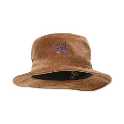 NEEDLES Bucket Hat - C/PE Velour "Mocha"