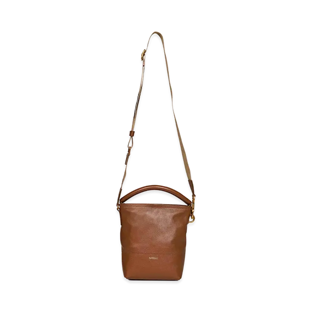 Burberry Women's Leather Handbag "Buff/Brown"