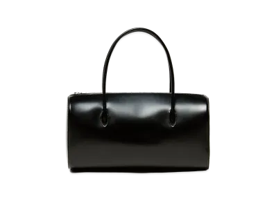 AURALEE Leather Boston Bag Made By Aeta "Black"