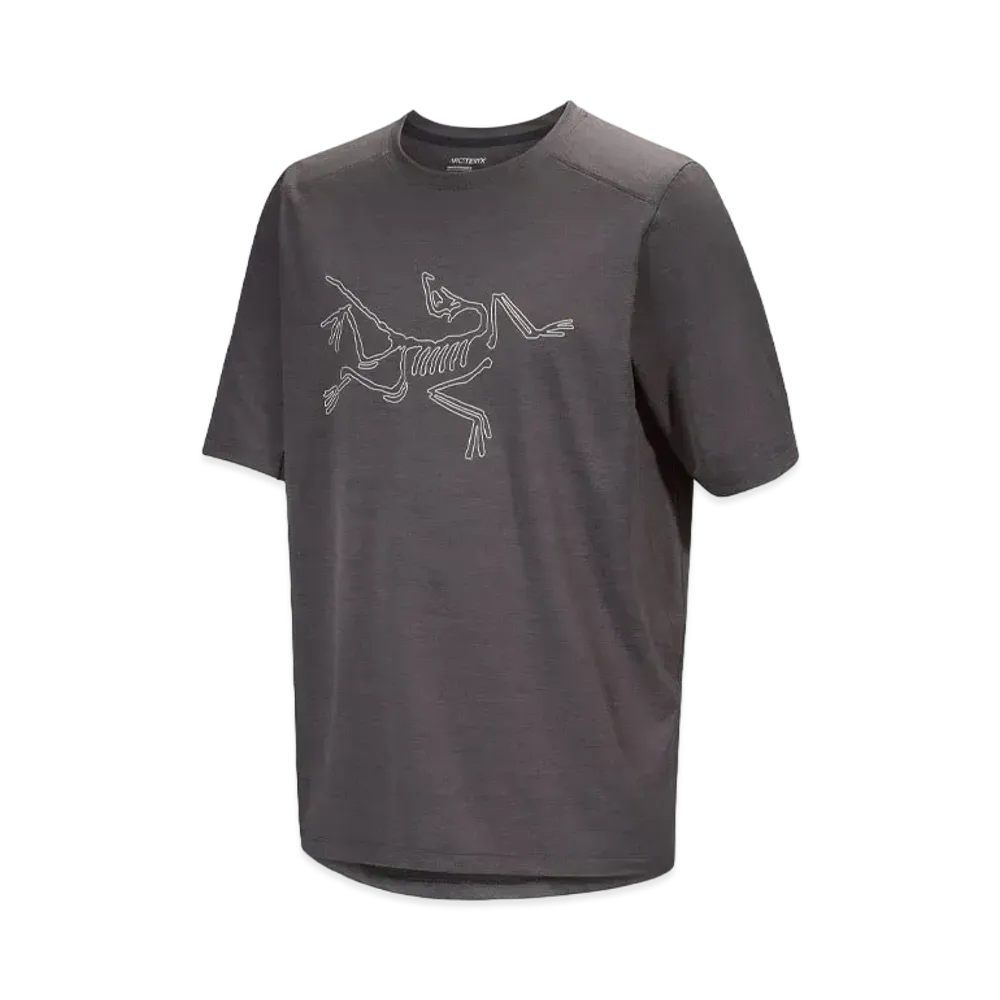 ARC'TERYX Cormac Logo SS Men's "Black Heather"