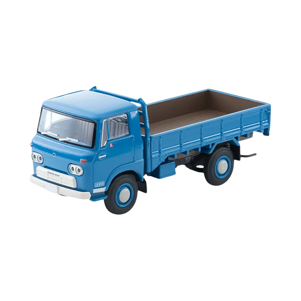TOMYTEC "TOMICA LIMITED VINTAGE" 1/64 LV-191b Isuzu Elf High Floor Loading Platform (Blue) 66 Year Model