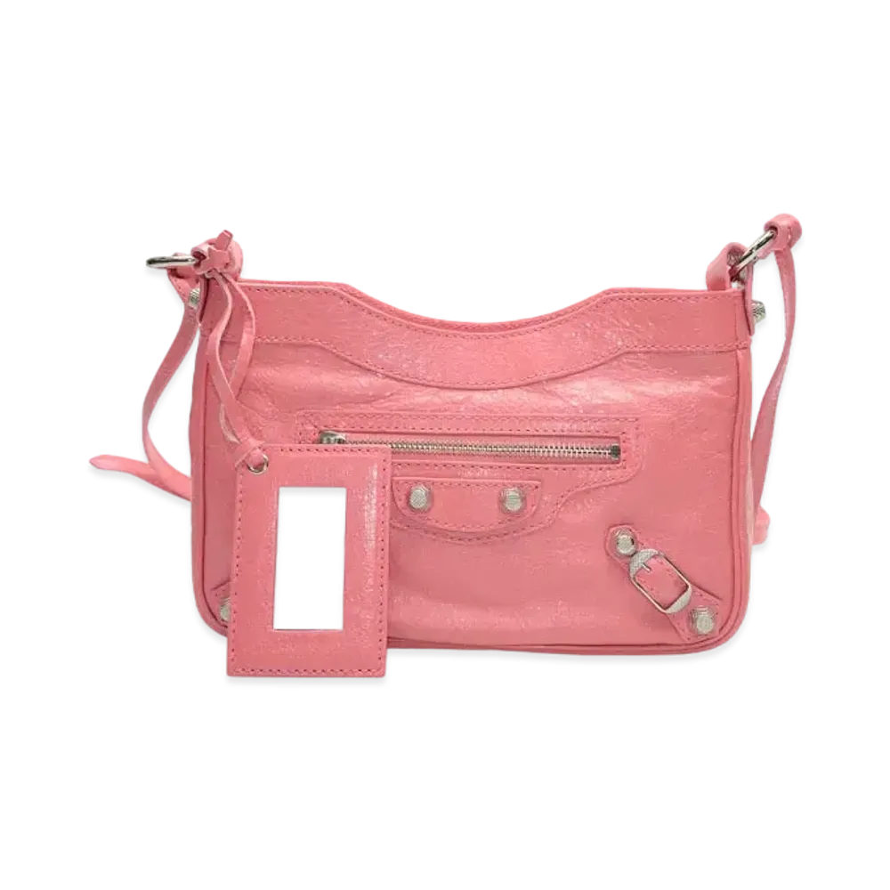 BALENCIAGA Handbag Lambskin "Pink"