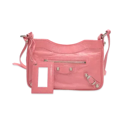 BALENCIAGA Handbag Lambskin "Pink"