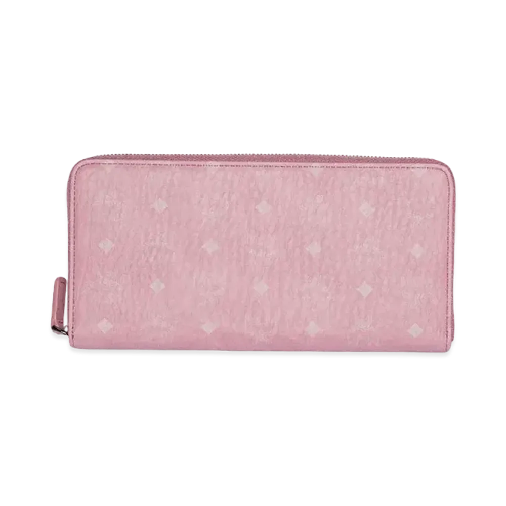 MCM AREN ZIP AROUND "BLOSSOM PINK VISETOS"