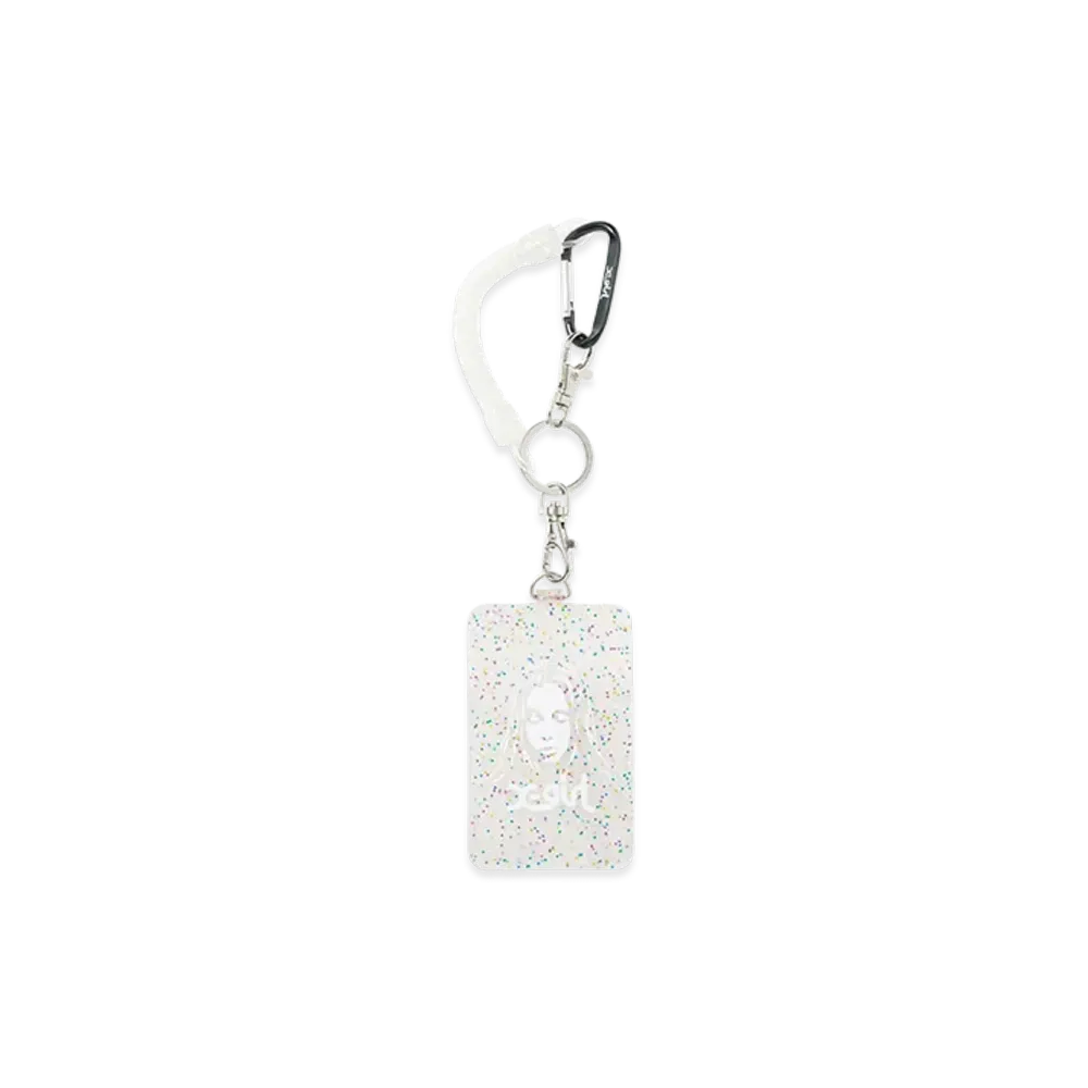 X-Girl Women's Face Rubber Pass Case "Murti"