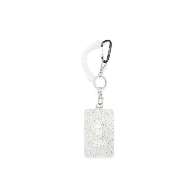X-Girl Women's Face Rubber Pass Case "Murti"