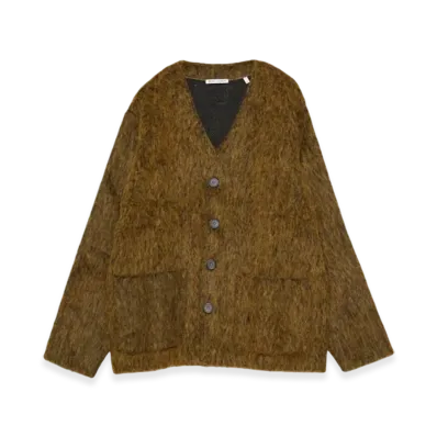 OUR LEGACY Cardigan Mohair "Olive"
