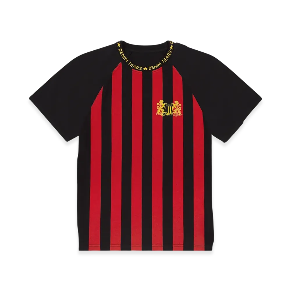 DENIM TEARS Football Pitch Tee "Red"