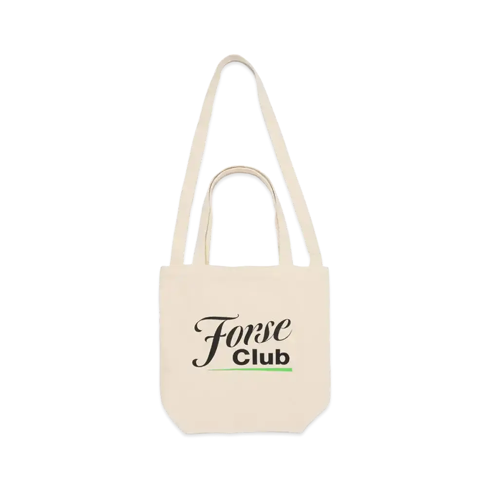 FORSE CLUB Signature Tote Bag "White"