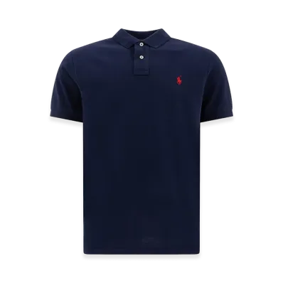 Polo Ralph Lauren Pique Polo Shirt "Navy"