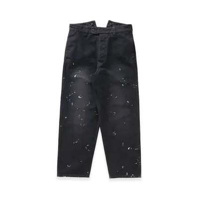 visvim Tiller Pants DMGD "Black"