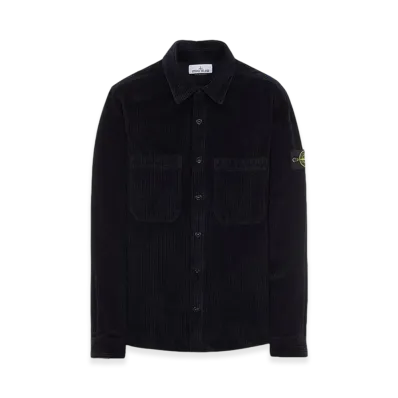 Stone Island 11311 11 Corduroy 400 TC Overshirt - 23FW "Navy Blue"