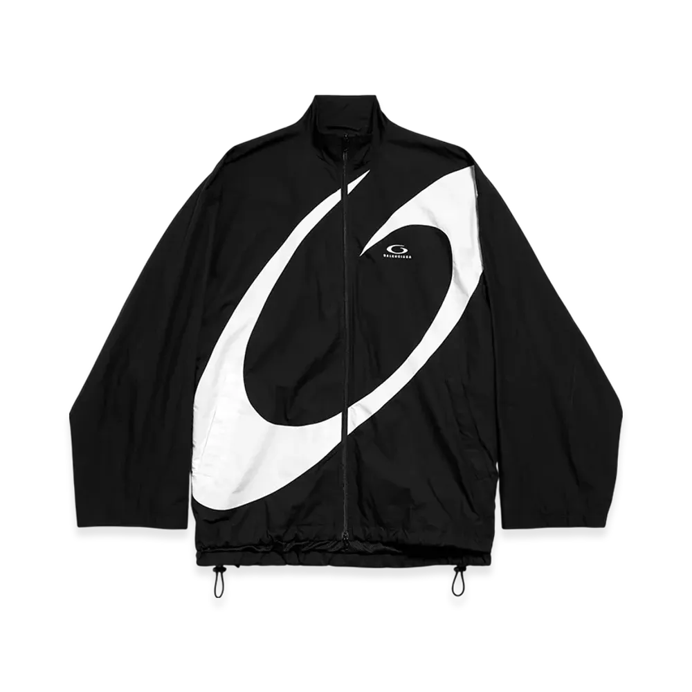 BALENCIAGA Men's Loop Sports Icon Tracksuit Jacket "Black"