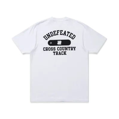 UNDEFEATED CROSS COUNTRY S/S TEE - 80255 "White"