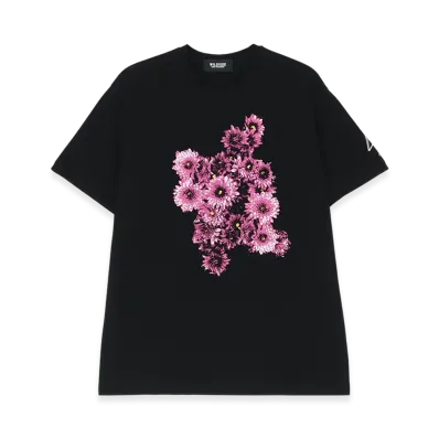 WILDSIDE YOHJI YAMAMOTO Flower T-Shirt "Black"