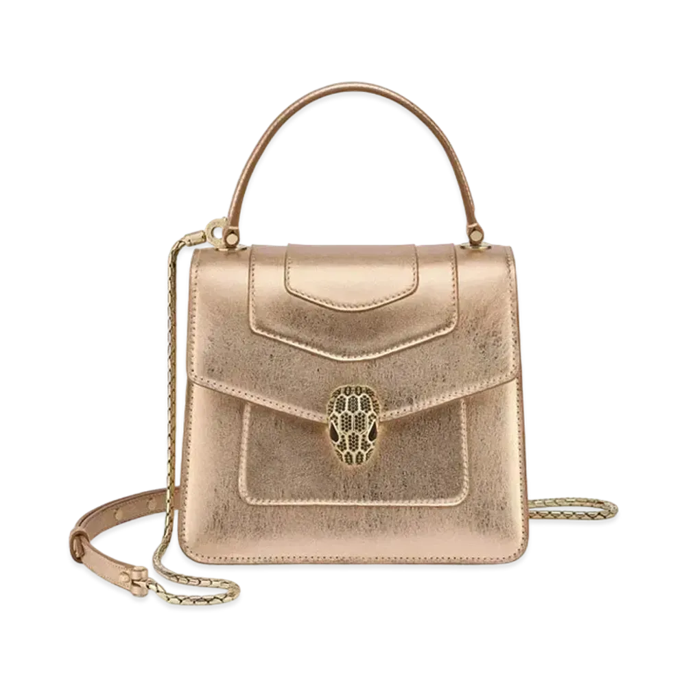 BVLGARI Serpenti Forever Top Handle "Light Gold"