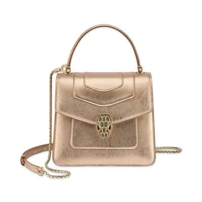 BVLGARI Serpenti Forever Top Handle "Light Gold"