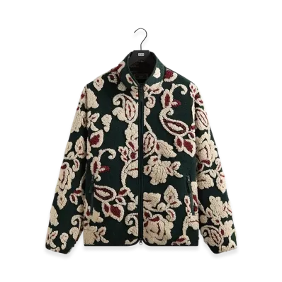 Kith Paisley Vine Sherpa Harper Jacket "Stadium"