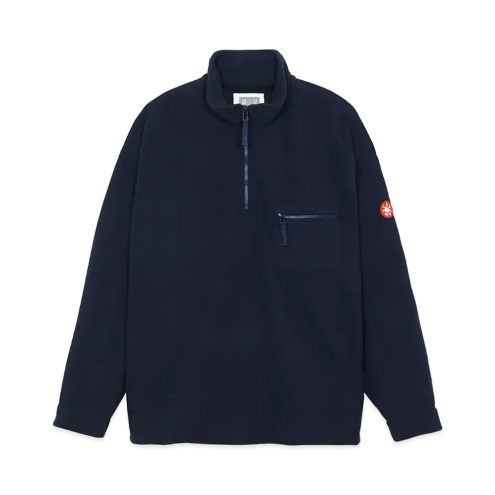 Cav Empt (C.E) HALF ZIP FLEECE PULLOVER "Navy"
