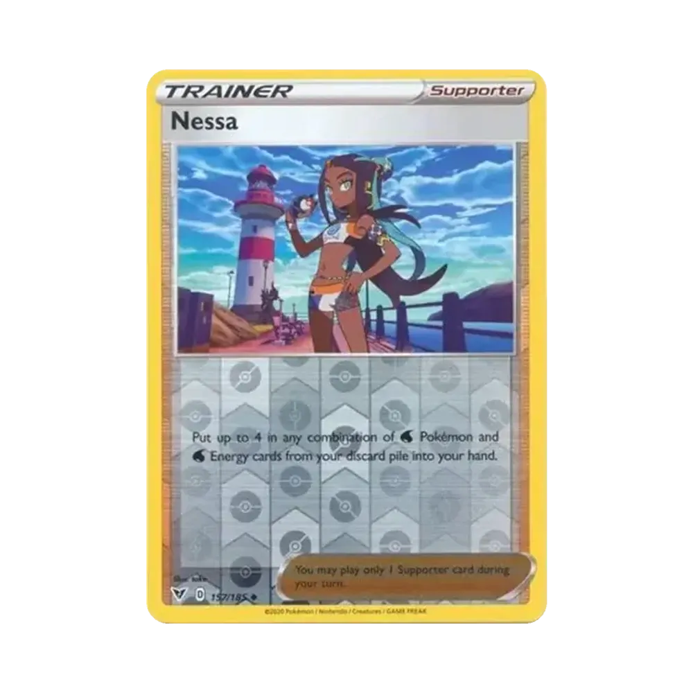 ルリナ U :リバースホロ [157/185]【英語版】(ソード&シールド「ビビットボルテージ」)