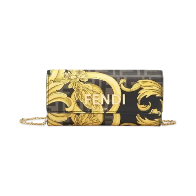 FENDI x Versace Fendace Wallet In Multicolor Fabric "Multicolor"