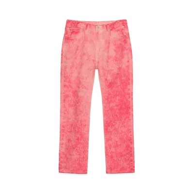 Stussy x Levi's Dyed Jacquard Jeans "Pink"