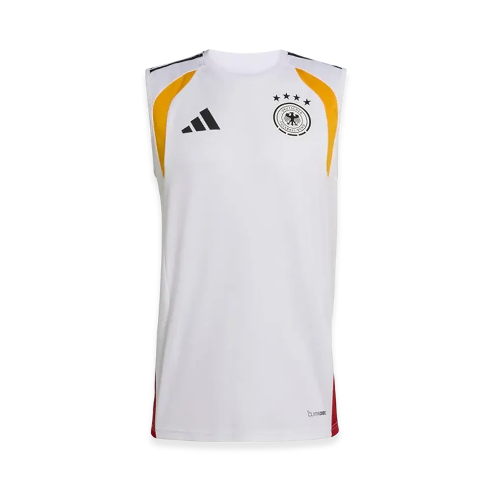 adidas Germany 26 Tiro Sleeveless Jersey "White"