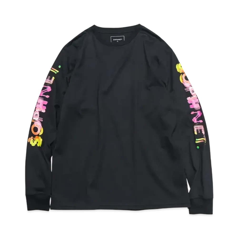 SOPHNET. Simon Taylor: Flower L/S Tee "Black"