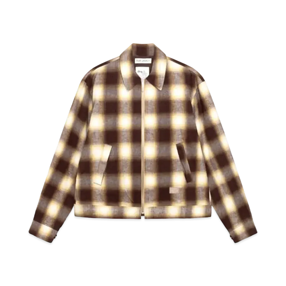 Stussy x Our Legacy Work Shop Blouson Jacket Flannel "Nebraska Flannel Plaid"