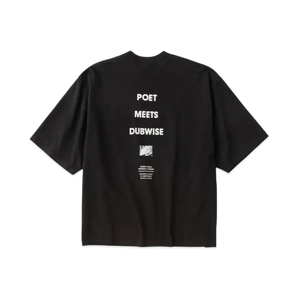 POET MEETS DUBWISE PMD Loose Fit Logo T-Shits "Black"