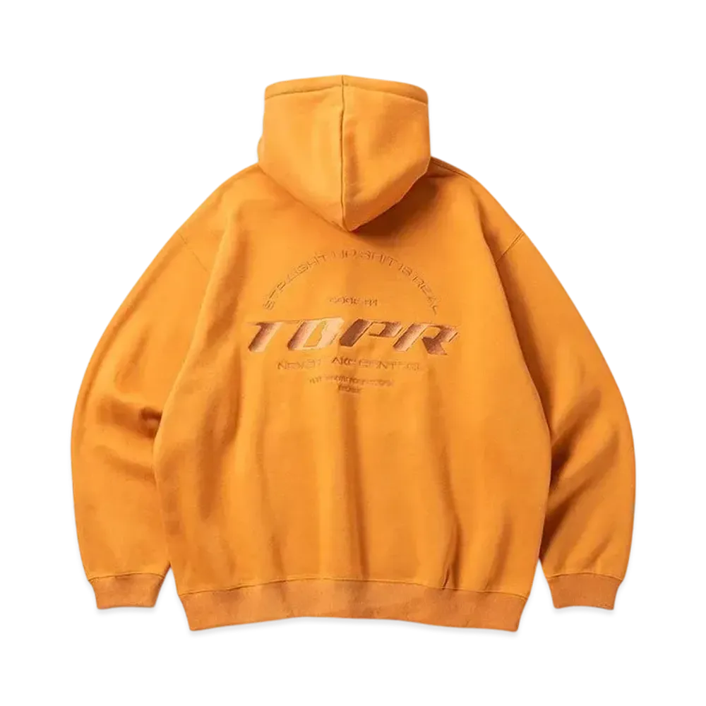 TIGHTBOOTH Straight Up Hooded Sweat Shirt "Light Orange"