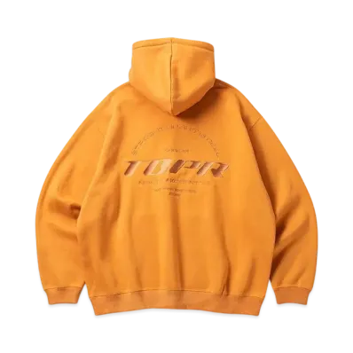 TIGHTBOOTH Straight Up Hooded Sweat Shirt "Light Orange"