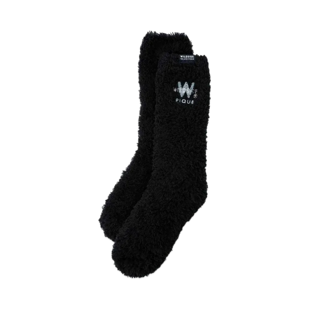 WILDSIDE Yohji Yamamoto x GELATO PIQUE Socks "Black"