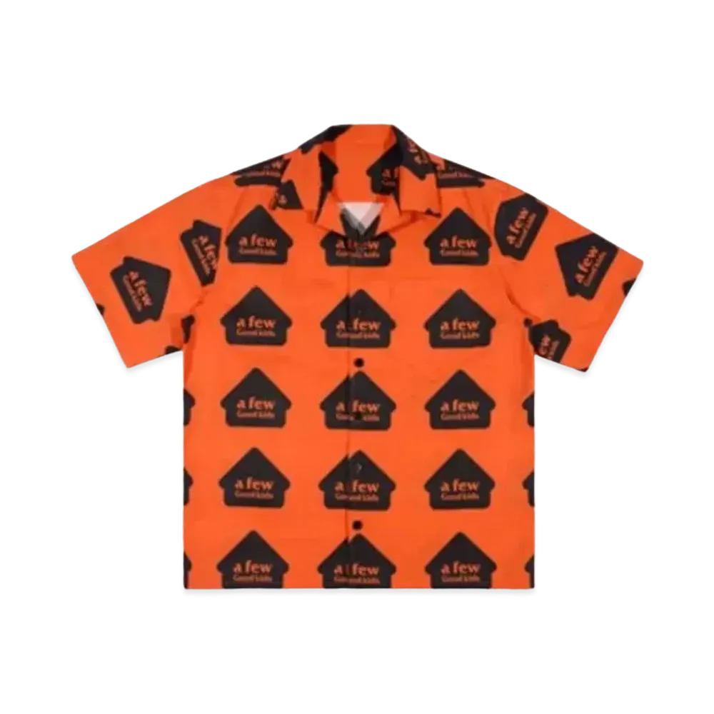 A FEW GOOD KIDS House Logo Shirts "Orange"