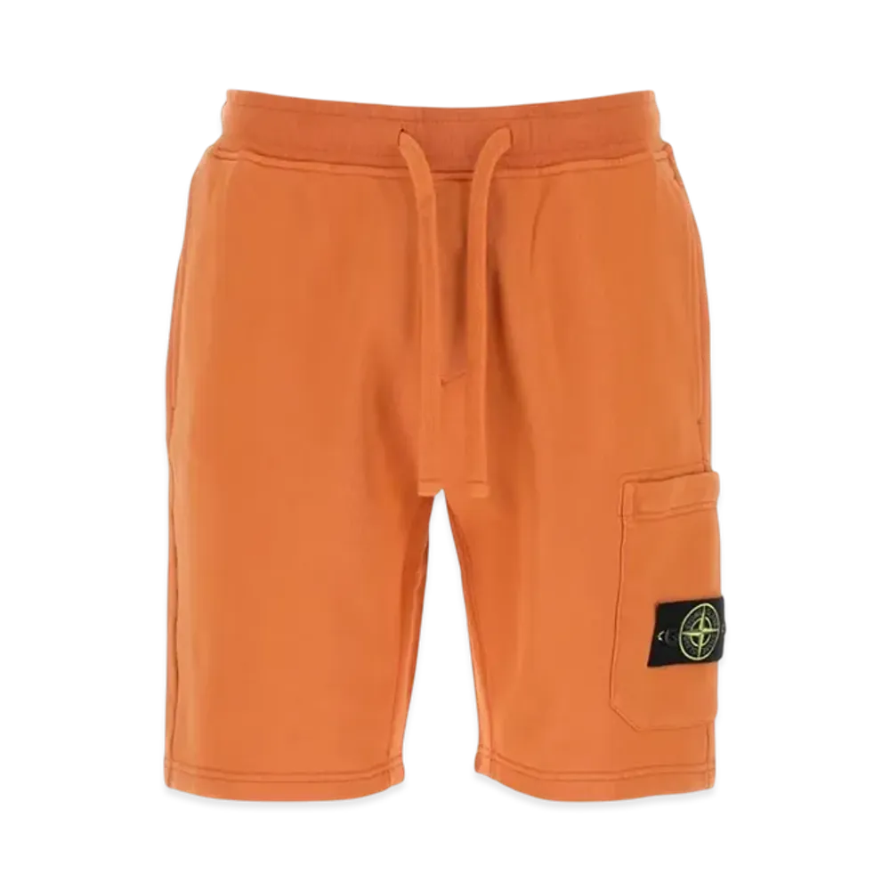 Stone Island 64651 Fleece Bermuda Shorts - 23SS "Sienna Brown"