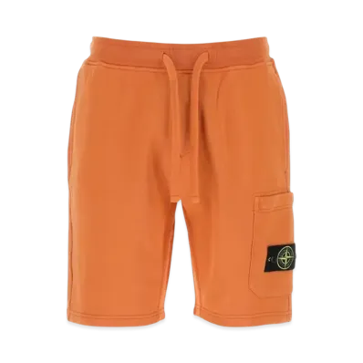 Stone Island 64651 Fleece Bermuda Shorts - 23SS "Sienna Brown"