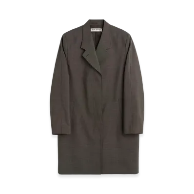 OUR LEGACY Women's Order Coat "Grey Atom Check Wool"