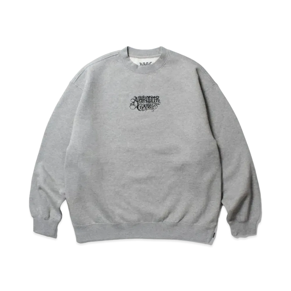 APHRODITEGANG Classic Logo Crew Neck Sweat Shirt "Grey"