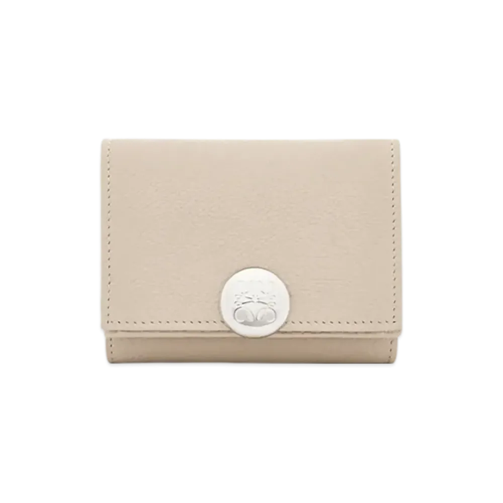 LOEWE Pebble Trifold Wallet "Light Ghost"