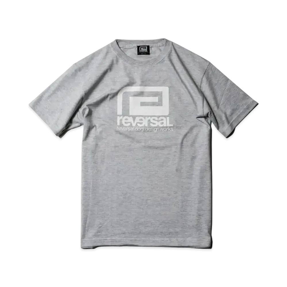 Reversal Big Mark Cotton Tee "Ash"