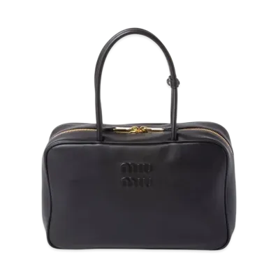 MIUMIU Leather Beau Bag "Black"