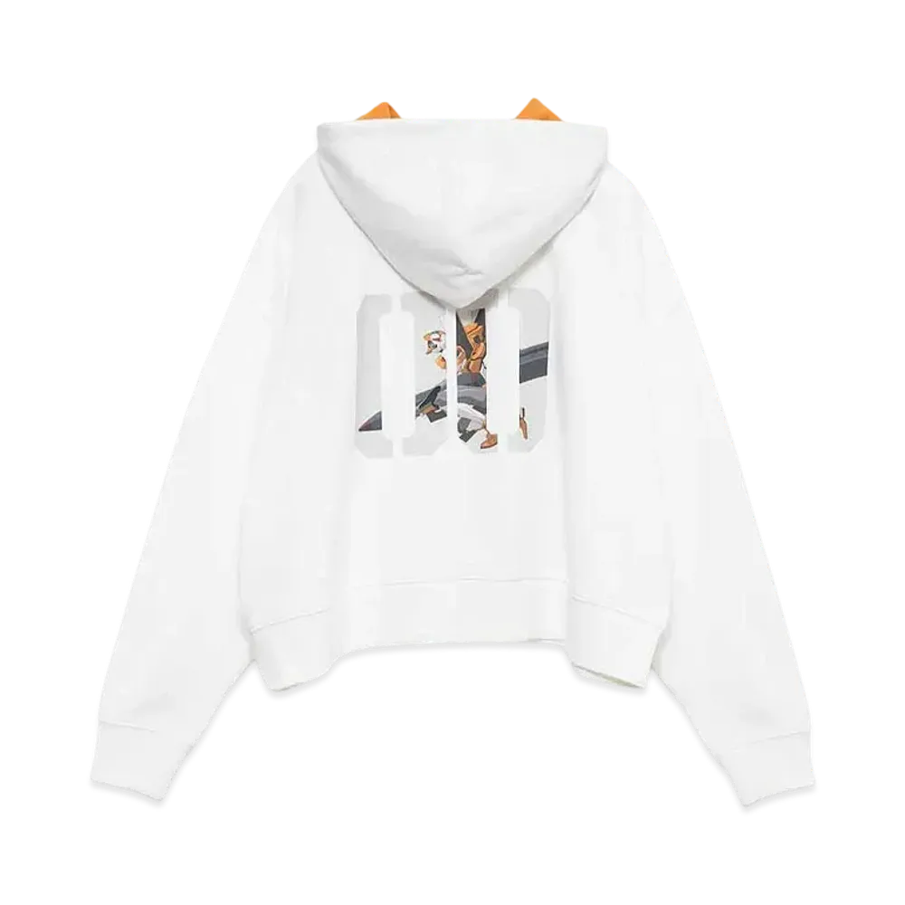 graniph x Evangelion New Theatrical Edition Rei Fleece Half Zip Parka "White"
