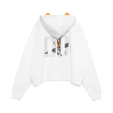graniph x Evangelion New Theatrical Edition Rei Fleece Half Zip Parka "White"