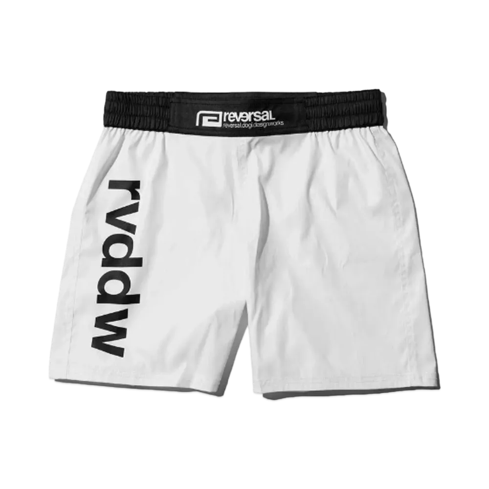 Reversal Fight Shorts "White"